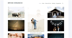 Desktop Screenshot of bryanvenancio.com